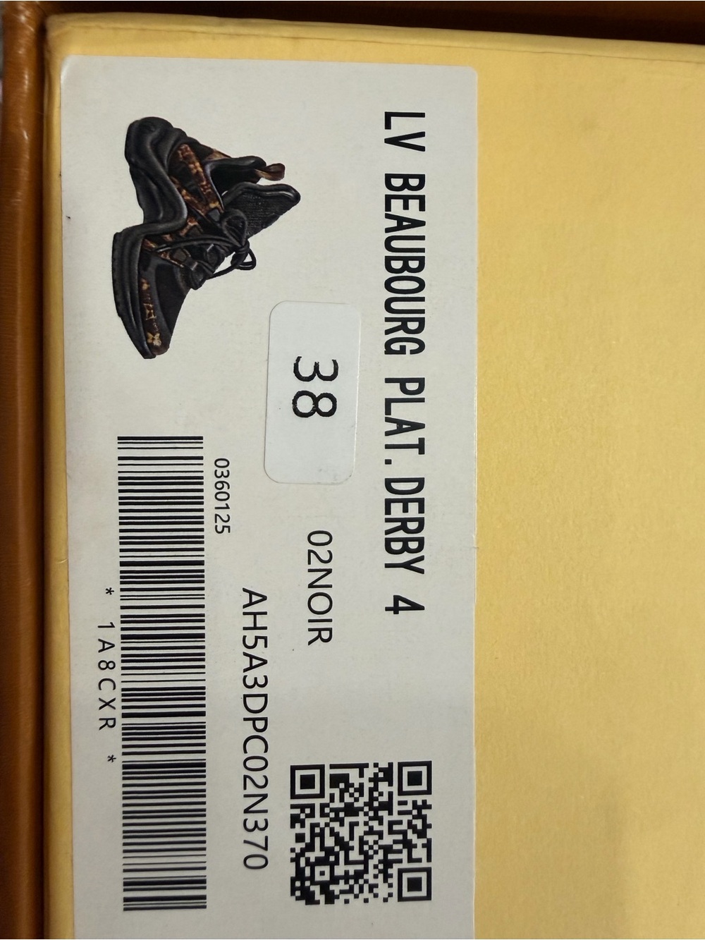 Louis Vuitton Kids Sneakers in Black with Brown Monogram Accents